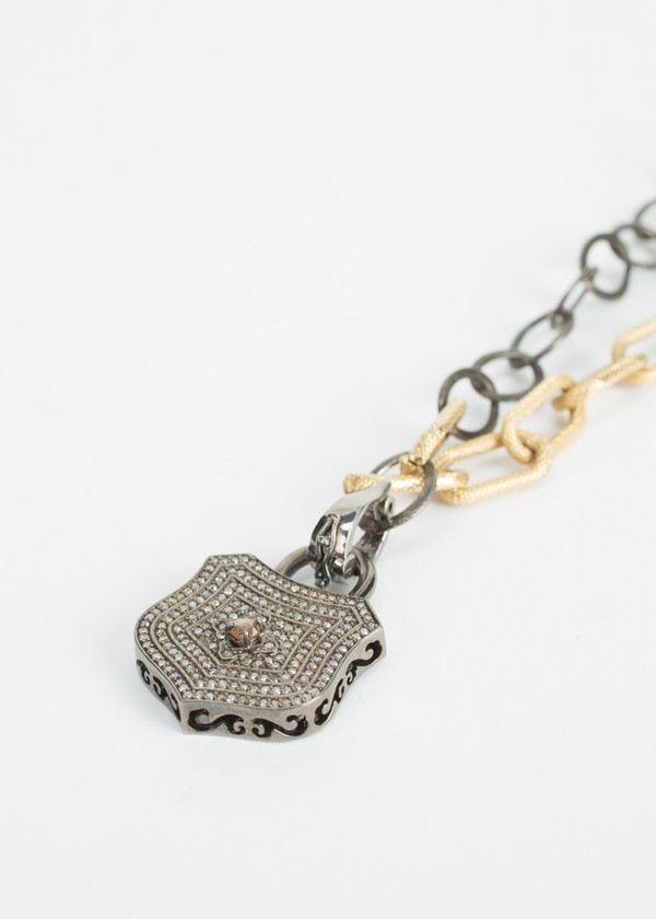 Jewels by Piper Diamond Lock Necklace Jewels by Piper Diamond Lock Necklace