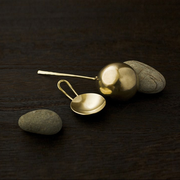 Lue Brass tea measure Lue Brass tea measure