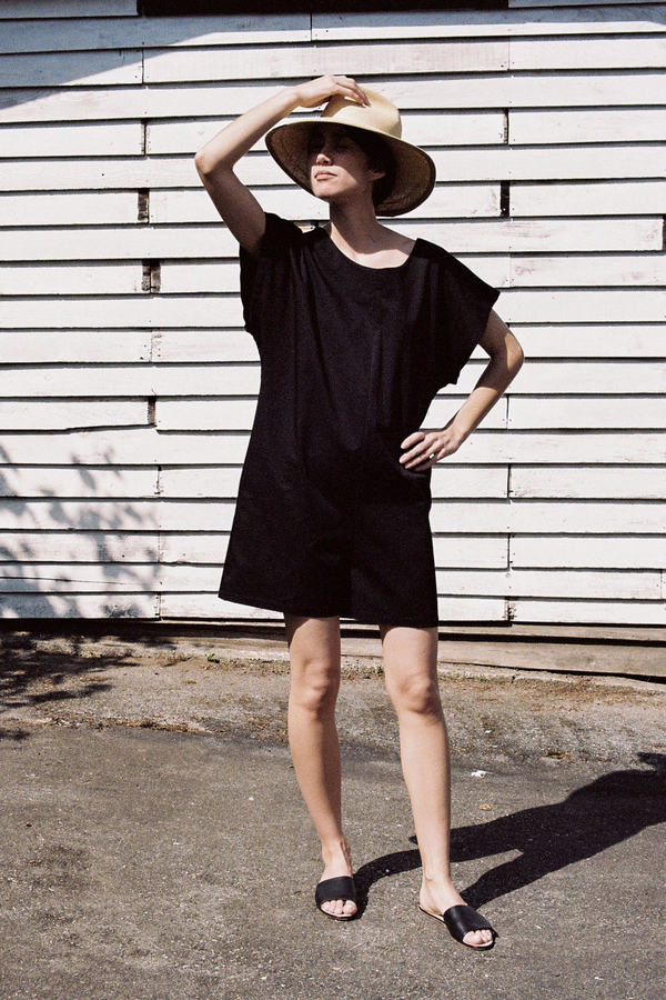 BaseRange Savanna Short Romper – black BaseRange Savanna Short Romper – black