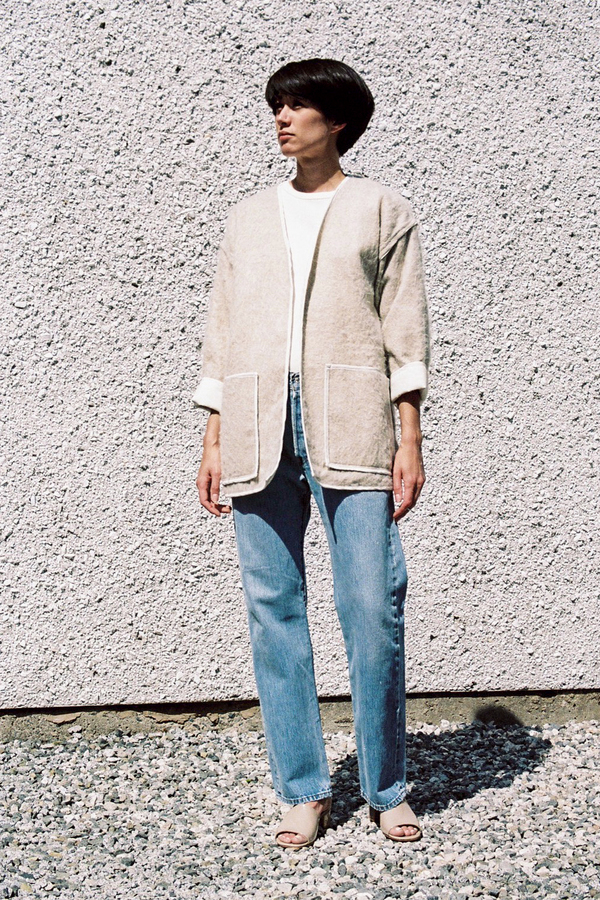 Objects Without Meaning Kimono Jacket - oatmeal Objects Without Meaning Kimono Jacket - oatmeal