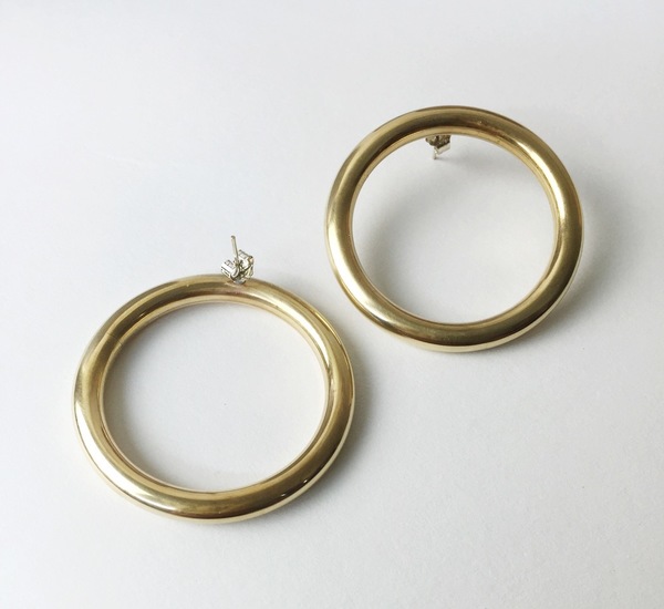 Nandi Naya Yoli Earrings - Brass Nandi Naya Yoli Earrings - Brass