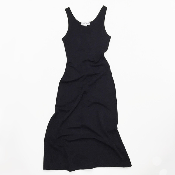 Johan Vintage Black Midi Dress Johan Vintage Black Midi Dress