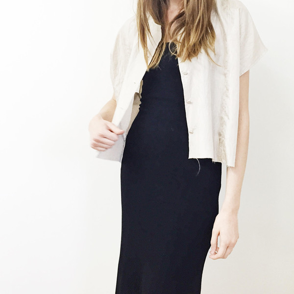 Johan Vintage Black Midi Dress Johan Vintage Black Midi Dress