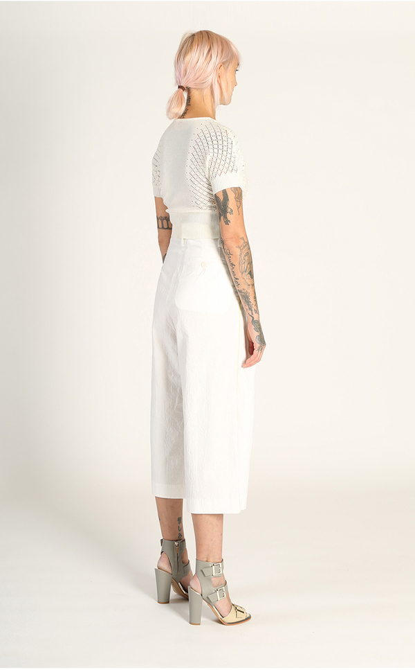 Kurt Lyle Sue Ellen Culottes - White Kurt Lyle Sue Ellen Culottes - White