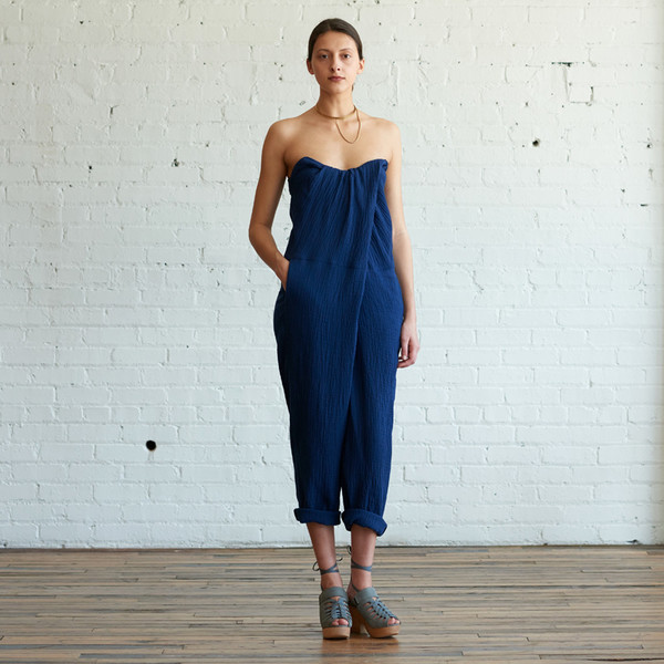 A Detacher Orinoco Jumpsuit Indigo A Detacher Orinoco Jumpsuit Indigo