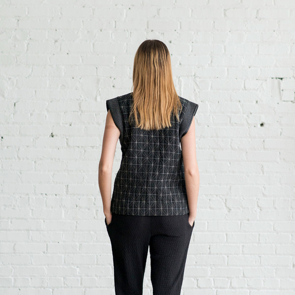 Anaak Shashiko Quilted Vest Anaak Shashiko Quilted Vest