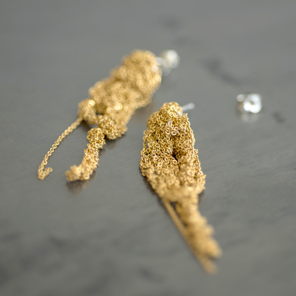 Arielle De Pinto Drip Earrings Gold Arielle De Pinto Drip Earrings Gold