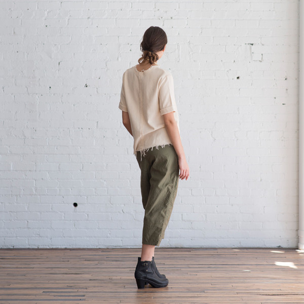 Black Crane Wide Top Cream - SOLD OUT Black Crane Wide Top Cream - SOLD OUT