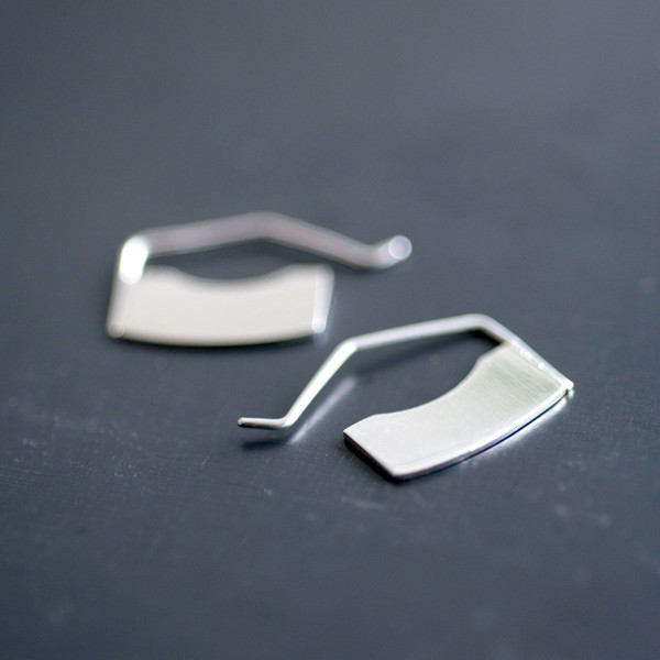 Erin Considine Blade Mini Hoop Silver - SOLD OUT Erin Considine Blade Mini Hoop Silver - SOLD OUT