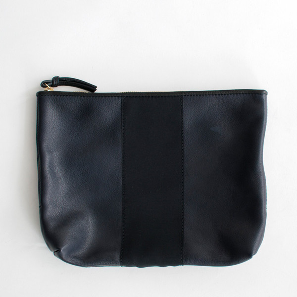 Kempton & Co Grosgrain Pouch Navy Kempton & Co Grosgrain Pouch Navy