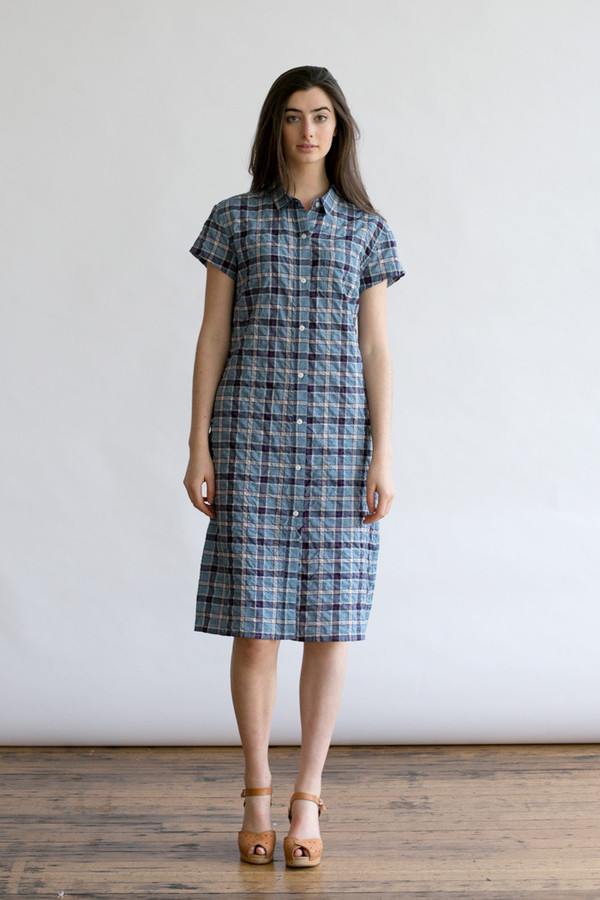 Bridge & Burn Tayler Blue Plaid Bridge & Burn Tayler Blue Plaid