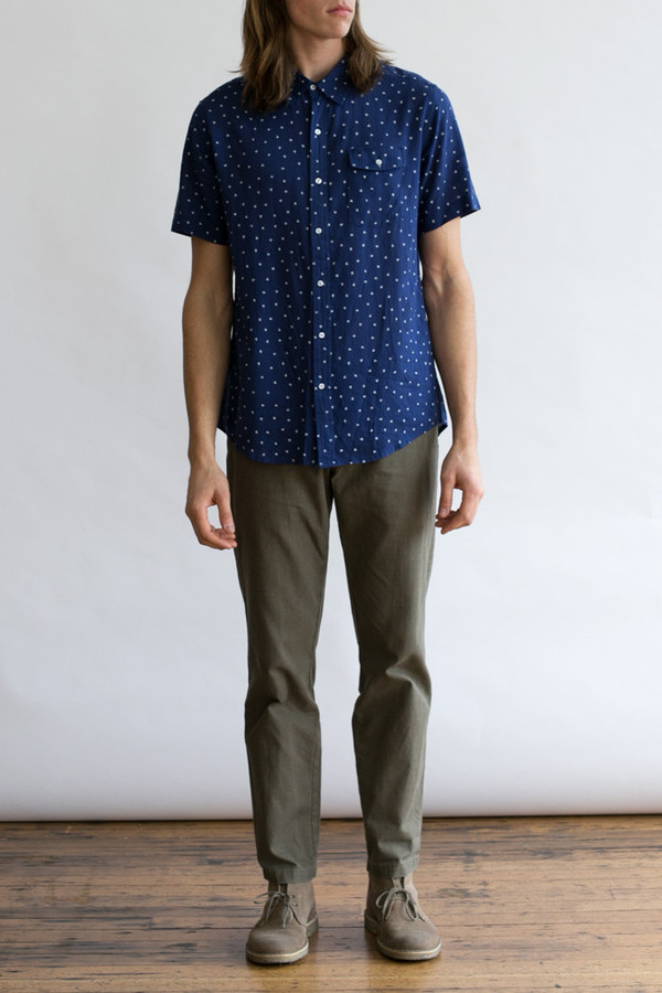 Men's Bridge & Burn Thomas Navy Print Men's Bridge & Burn Thomas Navy Print