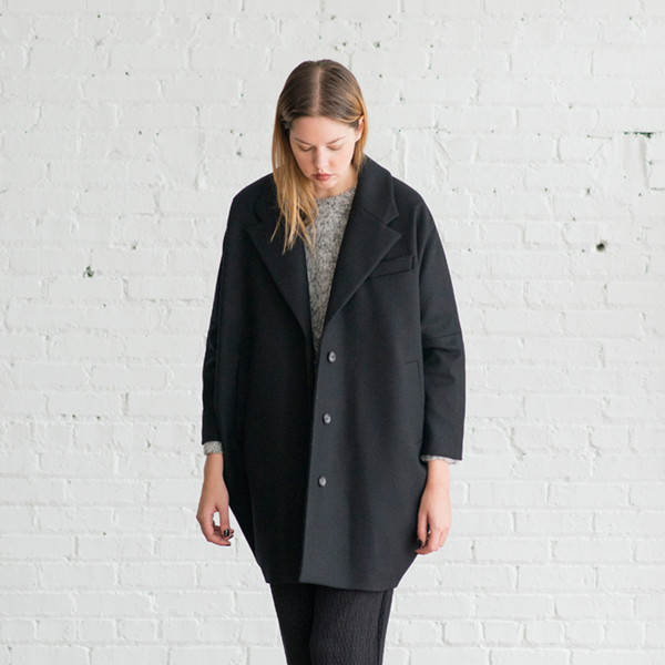 MM6 by Maison Martin Margiela Plain Felt Coat - SOLD OUT MM6 by Maison Martin Margiela Plain Felt Coat - SOLD OUT