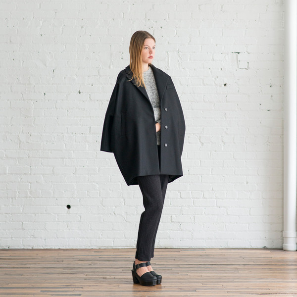 MM6 by Maison Martin Margiela Plain Felt Coat - SOLD OUT MM6 by Maison Martin Margiela Plain Felt Coat - SOLD OUT