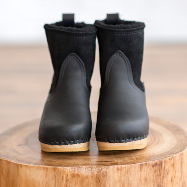 No. 6 5-Inch Shearling Boot on Mid Heel Platform - SOLD OUT No. 6 5-Inch Shearling Boot on Mid Heel Platform - SOLD OUT