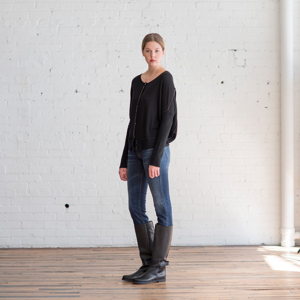 Paychi Guh Reversible Cardigan Black - SOLD OUT Paychi Guh Reversible Cardigan Black - SOLD OUT