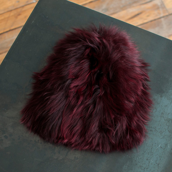 Rachel Comey Fur Beanie Wine - SOLD OUT Rachel Comey Fur Beanie Wine - SOLD OUT