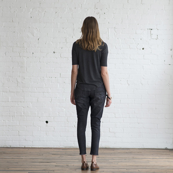 Raquel Allegra Deconstructed Jersey Basic Tee - SOLD OUT Raquel Allegra Deconstructed Jersey Basic Tee - SOLD OUT