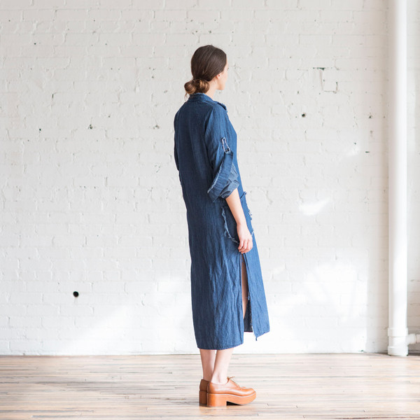 Raquel Allegra Denim Tunic Dress Raquel Allegra Denim Tunic Dress