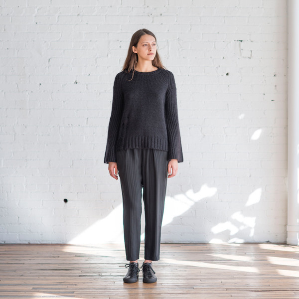 Raquel Allegra Washed Shadow Stripe Easy Pant - SOLD OUT Raquel Allegra Washed Shadow Stripe Easy Pant - SOLD OUT