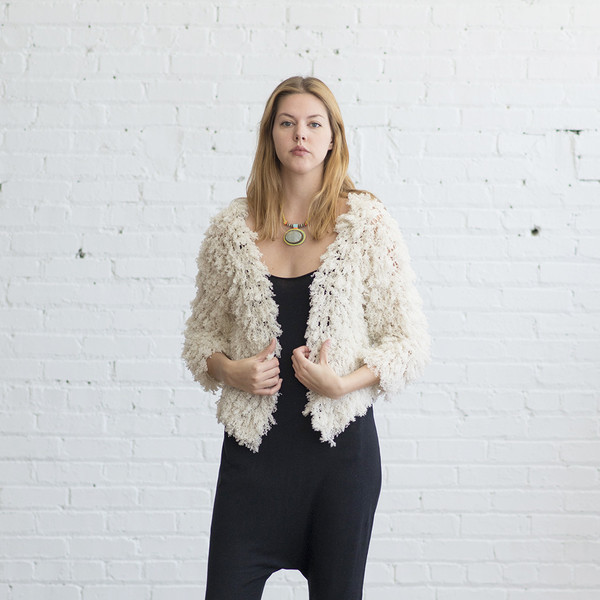 Ryan Roche Shag Cardigan - SOLD OUT Ryan Roche Shag Cardigan - SOLD OUT