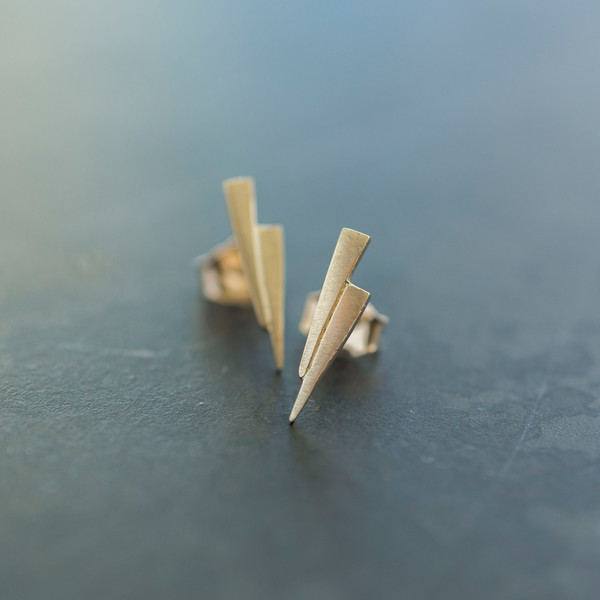 T. Kahres Razor Studs Gold T. Kahres Razor Studs Gold