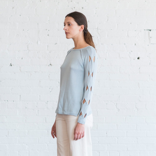 Tess Giberson Cut Out Cable Sweater Tess Giberson Cut Out Cable Sweater