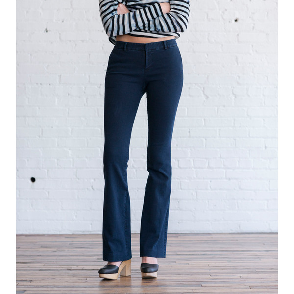 Tess Giberson Denim Flared Pant Tess Giberson Denim Flared Pant