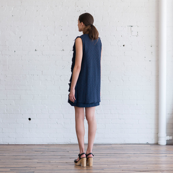 Tess Giberson Knit Fringe Vest Tess Giberson Knit Fringe Vest