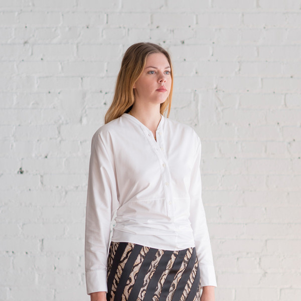 Tome Cotton Twill Tie Shirt - SOLD OUT Tome Cotton Twill Tie Shirt - SOLD OUT