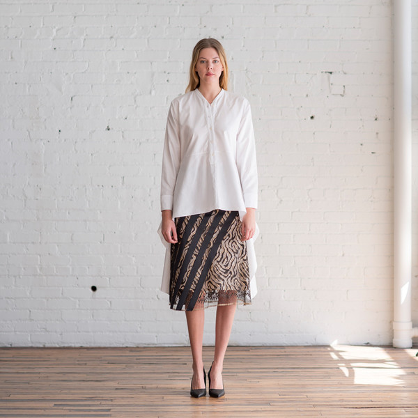 Tome Tiger Stripe Lace Skirt Tome Tiger Stripe Lace Skirt