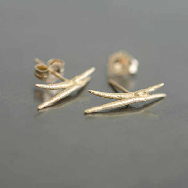 Wwake Crossed Stick Earrings - SOLD OUT Wwake Crossed Stick Earrings - SOLD OUT