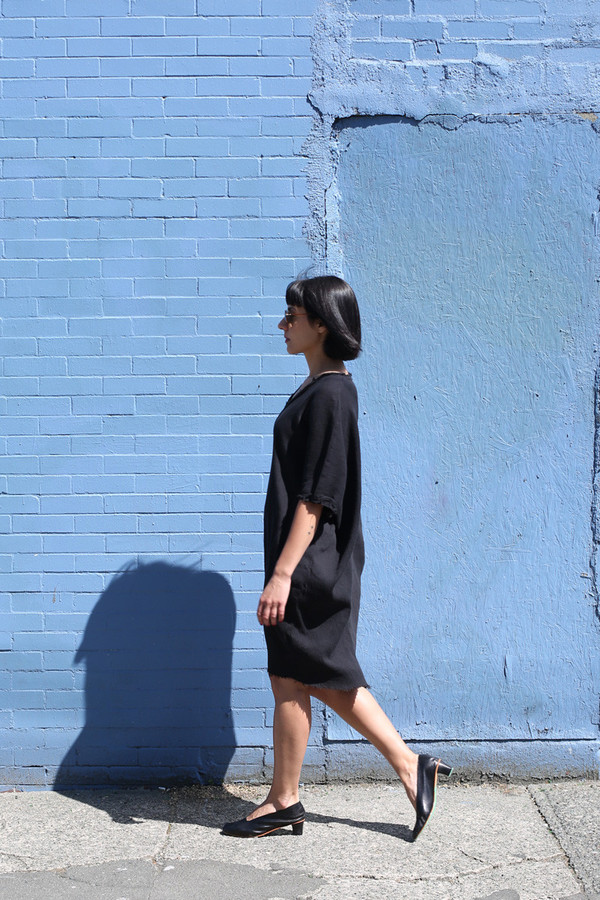 BLACK CRANE ORIGAMI DRESS BLACK CRANE ORIGAMI DRESS