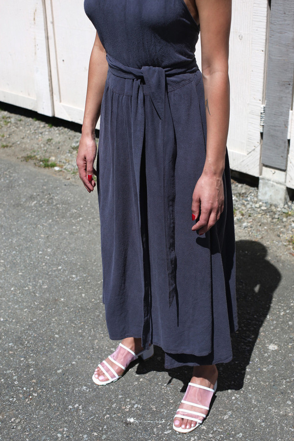 BLACK CRANE JERSEY LONG DRESS BLACK CRANE JERSEY LONG DRESS