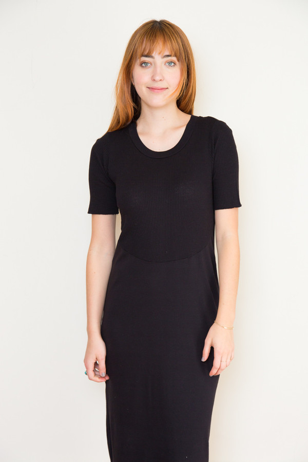 Stateside Slub Rib Midi Dress Stateside Slub Rib Midi Dress