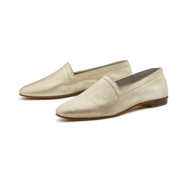Ops&Ops No10 White Gold Flats Ops&Ops No10 White Gold Flats