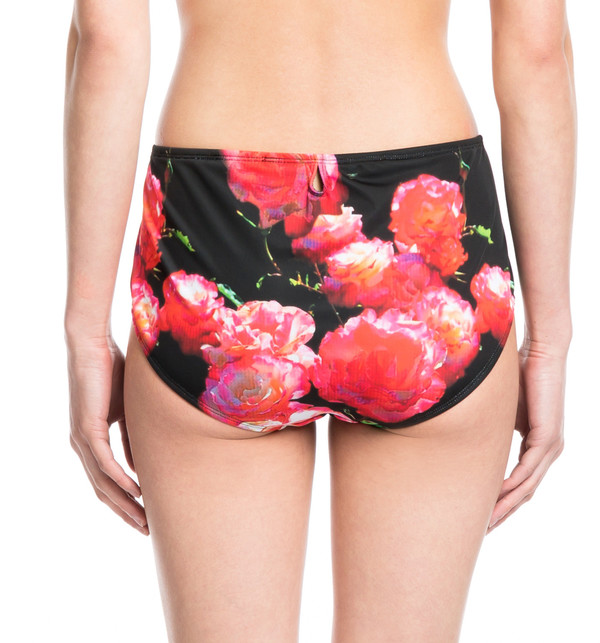 BETH RICHARDS Brigitte Bottom - Spanish Rose CLASSIC HIGH WAIST, HITS BELLY BUTTON BETH RICHARDS Brigitte Bottom - Spanish Rose CLASSIC HIGH WAIST, HITS BELLY BUTTON