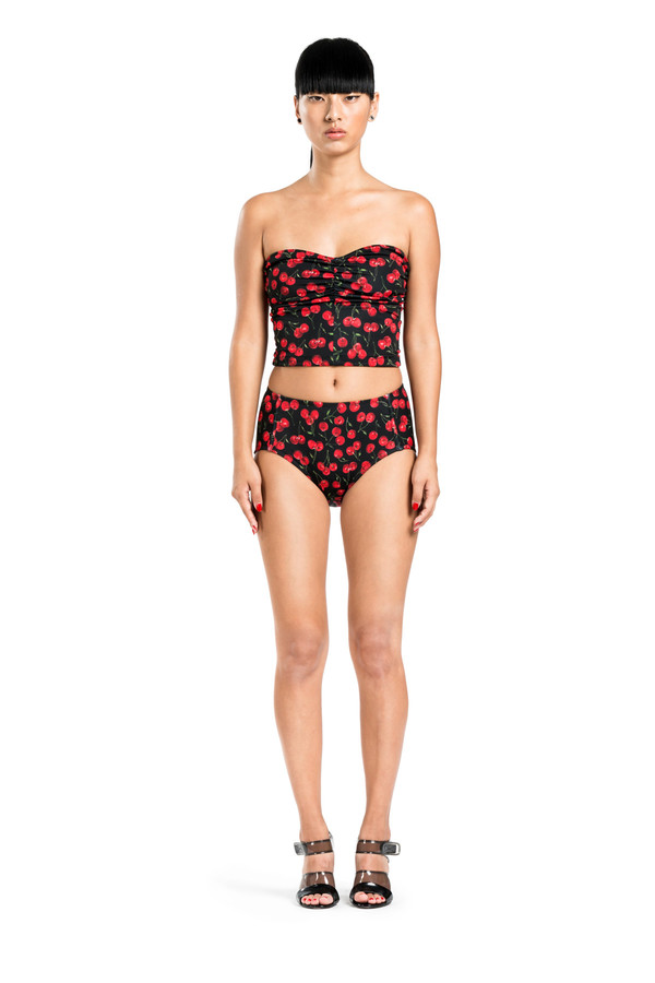 BETH RICHARDS Gia Top - Black Cherry TUBE SWIM TOP BETH RICHARDS Gia Top - Black Cherry TUBE SWIM TOP