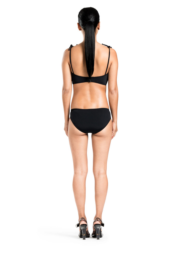 BETH RICHARDS Gisele Top - Black WIRE FRONT BRA TOP WITH TIE STRAPS BETH RICHARDS Gisele Top - Black WIRE FRONT BRA TOP WITH TIE STRAPS