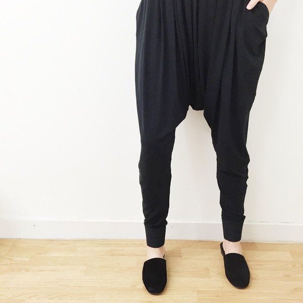 Shelby Steiner Black Harem Pant Shelby Steiner Black Harem Pant