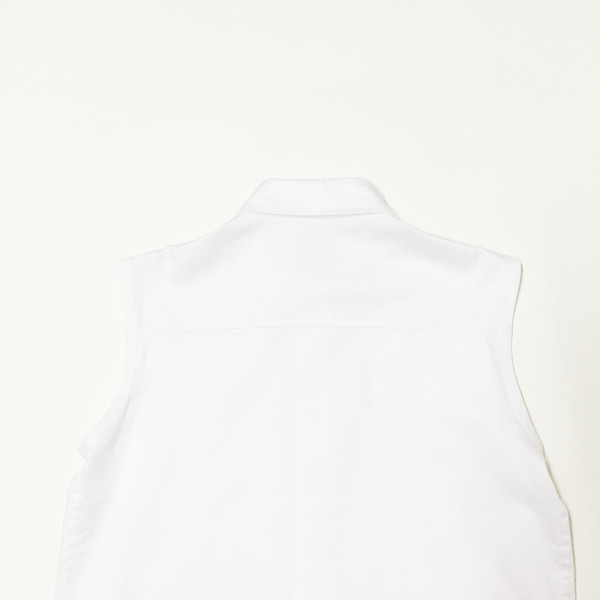 Shelby Steiner Sleeveless Button Down Shirt Dress Shelby Steiner Sleeveless Button Down Shirt Dress