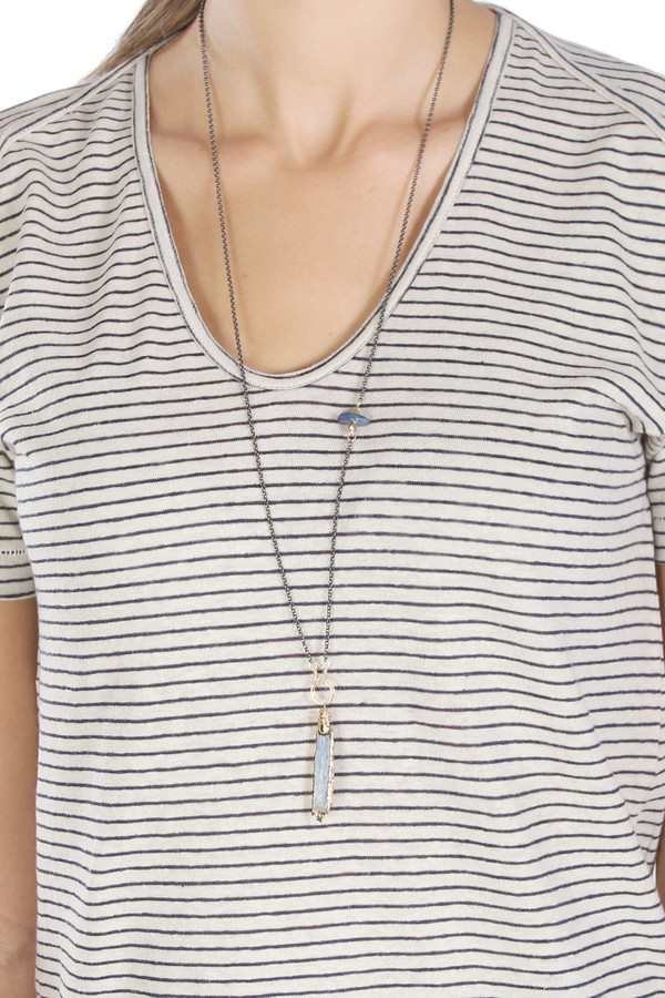 Bloom Kyanite Long Necklace Bloom Kyanite Long Necklace