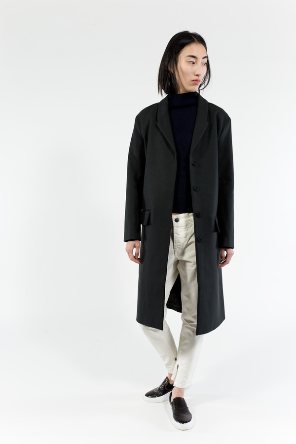 Norse Projects Aud Clean Wool Coat Norse Projects Aud Clean Wool Coat