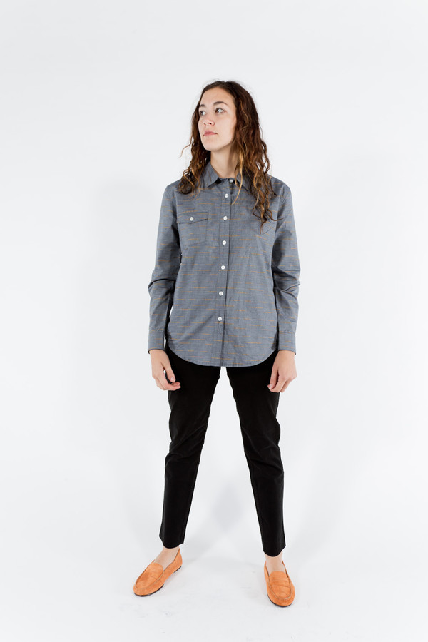 Bridge & Burn Bird Broken Stripe Top Bridge & Burn Bird Broken Stripe Top