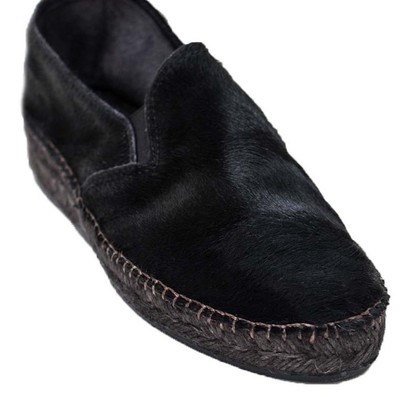 Prism Espadrilles Black Pony Hair Prism Espadrilles Black Pony Hair