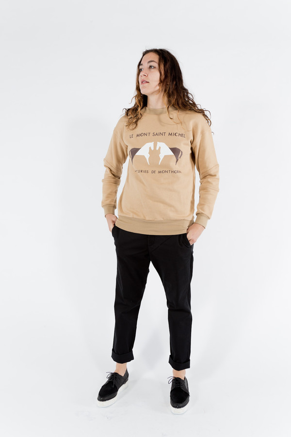Le Mont St. Michel Cotton Sweatshirt Le Mont St. Michel Cotton Sweatshirt