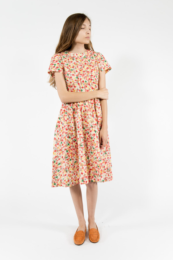 You Must Create Cross Print Dress You Must Create Cross Print Dress