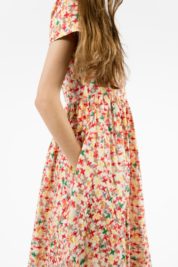 You Must Create Cross Print Dress You Must Create Cross Print Dress