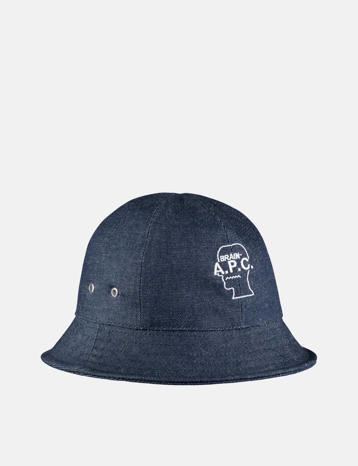 A.P.C. x Brain Dead Bob Hat - Indigo Delave Blue | Garmentory A.P.C. x Brain Dead Bob Hat - Indigo Delave Blue | Garmentory