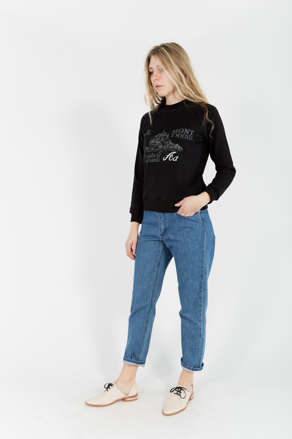 Le Mont St. Michel Embroided Sweatshirt Le Mont St. Michel Embroided Sweatshirt